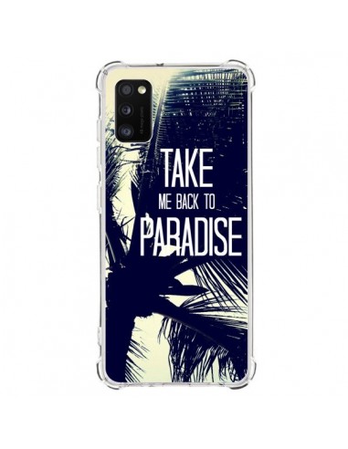Coque Samsung Galaxy A41 Take me back to paradise USA Palmiers - Tara Yarte