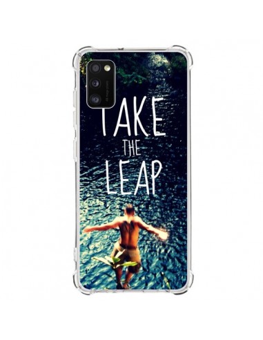 Coque Samsung Galaxy A41 Take the leap Saut - Tara Yarte