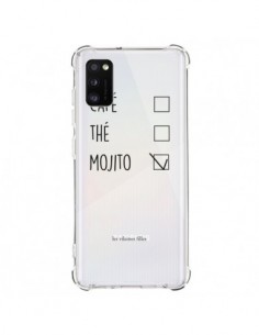 Coque Samsung Galaxy A41 Café, Thé et Mojito Transparente...