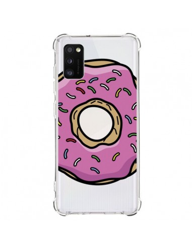 Coque Samsung Galaxy A41 Donuts Rose Transparente - Yohan B.