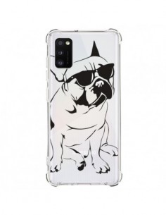 Coque Samsung Galaxy A41 Chien Bulldog Dog Transparente -...