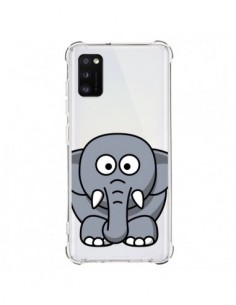 Coque Samsung Galaxy A41 Elephant Animal Transparente -...