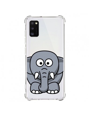 Coque Samsung Galaxy A41 Elephant Animal Transparente - Yohan B.