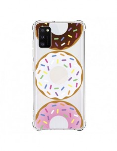 Coque Samsung Galaxy A41 Bagels Bonbons Transparente -...