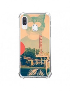 Coque Samsung Galaxy A40 Chat Fashion The Cat - Ali Gulec