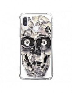 Coque Samsung Galaxy A40 Tape Skull K7 Tête de Mort - Ali...