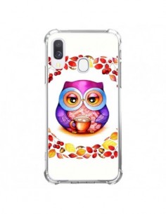 Coque Samsung Galaxy A40 Chouette Automne - Annya Kai