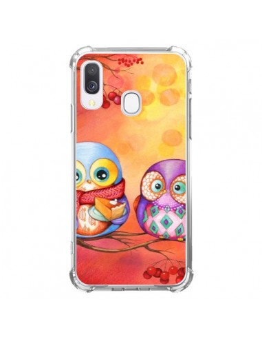 Coque Samsung Galaxy A40 Chouette Arbre - Annya Kai