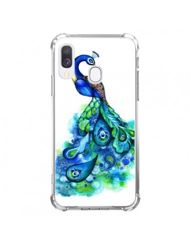 Coque Samsung Galaxy A40 Paon Multicolore - Annya Kai