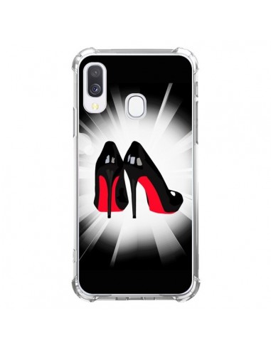 Coque Samsung Galaxy A40 Chaussures Semelles Rouges Red Soles Femme - Aurelie Scour