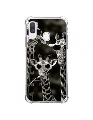 Coque Samsung Galaxy A40 Girafe Swag Lunettes Familiy Giraffe - Asano Yamazaki