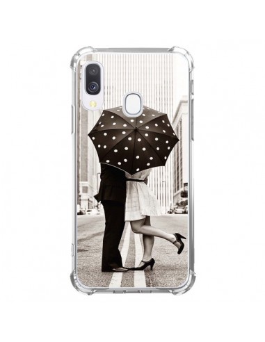 Coque Samsung Galaxy A40 Secret under Umbrella Amour Couple Love - Asano Yamazaki