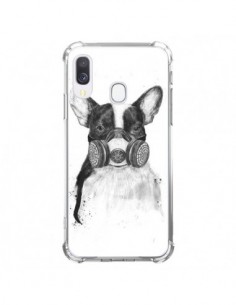 Coque Samsung Galaxy A40 Tagueur Bulldog Dog Chien Big...