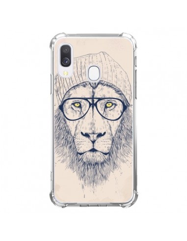 Coque Samsung Galaxy A40 Cool Lion Lunettes - Balazs Solti