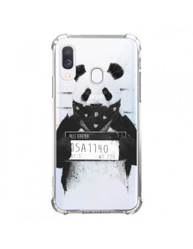 Coque Samsung Galaxy A40 Bad Panda Transparente - Balazs Solti