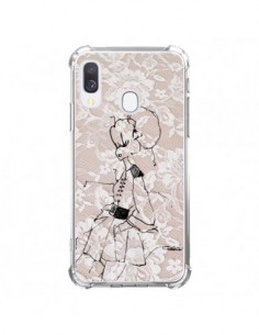 Coque Samsung Galaxy A40 Croquis Dentelle Femme Fashion...