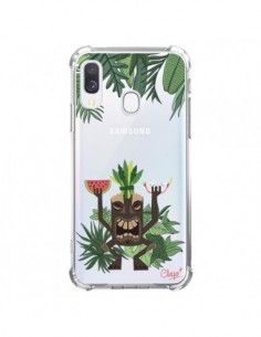 Coque Samsung Galaxy A40 Tiki Thailande Jungle Bois...