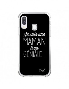 Coque Samsung Galaxy A40 Je suis une Maman trop Géniale -...