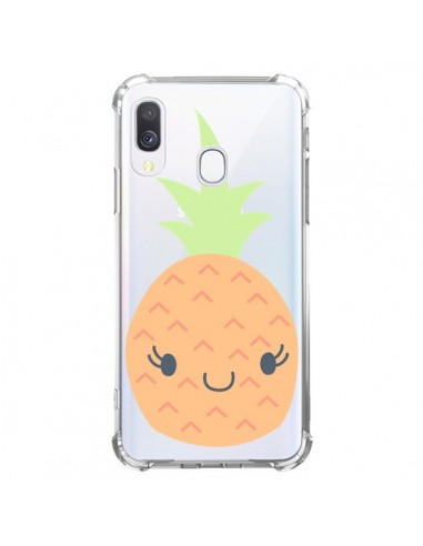 Coque Samsung Galaxy A40 Ananas Pineapple Fruit Transparente - Claudia Ramos