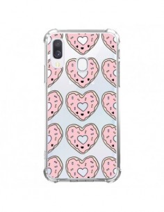 Coque Samsung Galaxy A40 Donuts Heart Coeur Rose Pink...