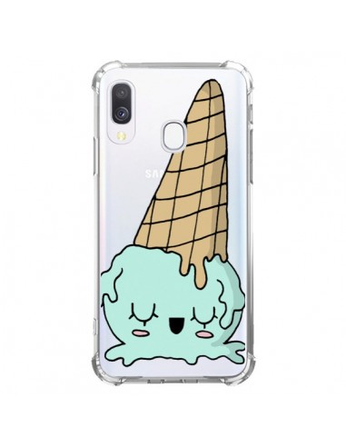 Coque Samsung Galaxy A40 Ice Cream Glace Summer Été Renverse Transparente - Claudia Ramos