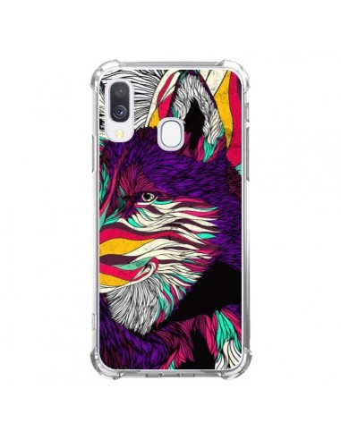 Coque Samsung Galaxy A40 Color Husky Chien Loup - Danny Ivan