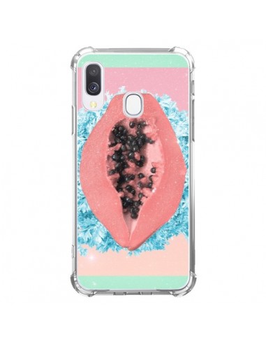 Coque Samsung Galaxy A40 Papaya Rocks Fruit - Danny Ivan