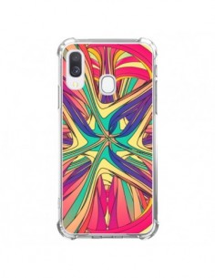 Coque Samsung Galaxy A40 Veins Veines Azteque Vagues -...