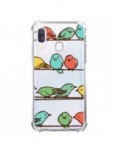 Coque Samsung Galaxy A40 Oiseaux Birds Transparente -...