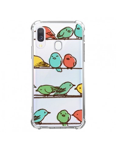 Coque Samsung Galaxy A40 Oiseaux Birds Transparente - Eric Fan
