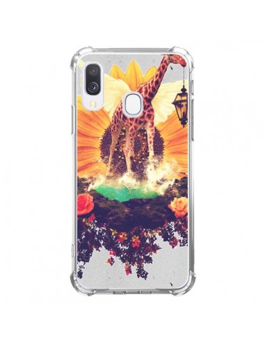 Coque Samsung Galaxy A40 Girafflower Girafe - Eleaxart