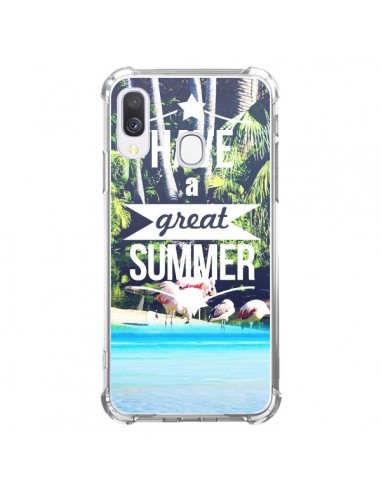 Coque Samsung Galaxy A40 Have a Great Summer Été - Eleaxart