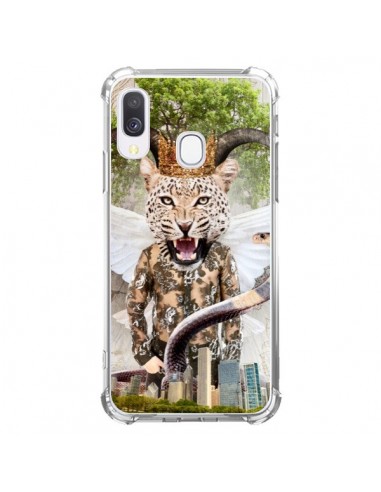 Coque Samsung Galaxy A40 Hear Me Roar Leopard - Eleaxart