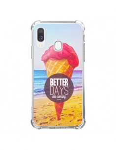 Coque Samsung Galaxy A40 Glace Ice Cream Été - Eleaxart