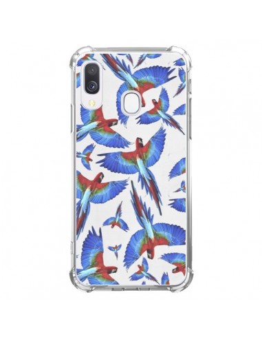 Coque Samsung Galaxy A40 Perroquets Parrot - Eleaxart