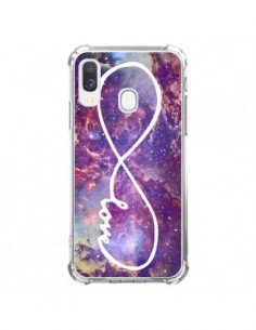 Coque Samsung Galaxy A40 Love Forever Infini Galaxy -...