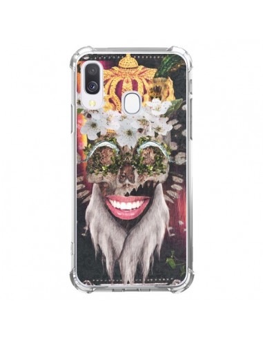 Coque Samsung Galaxy A40 My Best Costume Roi King Monkey Singe Couronne - Eleaxart