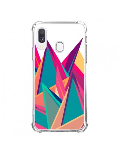 Coque Samsung Galaxy A40 Triangles Intensive Pic Azteque - Eleaxart