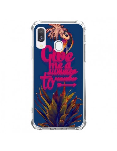 Coque Samsung Galaxy A40 Give me a summer to remember souvenir paysage - Eleaxart