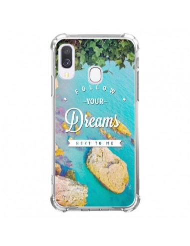 Coque Samsung Galaxy A40 Follow your dreams Suis tes rêves Islands - Eleaxart