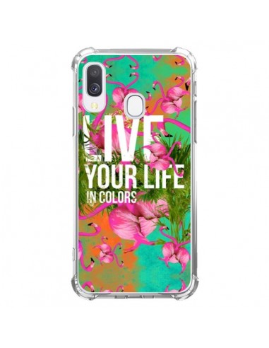 Coque Samsung Galaxy A40 Live your Life - Eleaxart