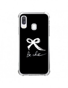 Coque Samsung Galaxy A40 Be Chic Noeud Papillon Blanc -...