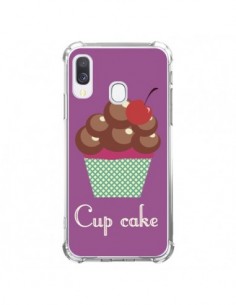 Coque Samsung Galaxy A40 Cupcake Cerise Chocolat -  Léa...