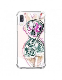 Coque Samsung Galaxy A40 Femme en fleurs - Elisaveta...
