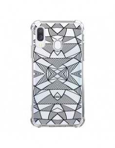 Coque Samsung Galaxy A40 Lignes Miroir Grilles Triangles...