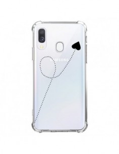 Coque Samsung Galaxy A40 Travel to your Heart Noir Voyage...