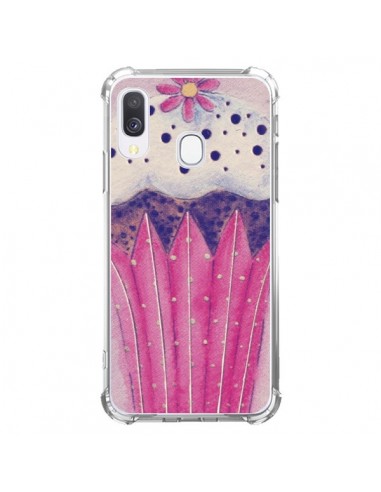 Coque Samsung Galaxy A40 Cupcake Rose - Irene Sneddon