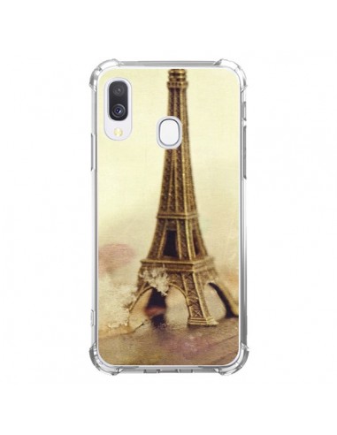 Coque Samsung Galaxy A40 Tour Eiffel Vintage - Irene Sneddon
