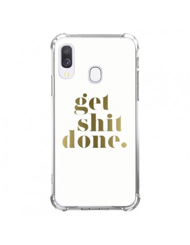 Coque Samsung Galaxy A40 Get Shit Done Doré - Shop Gasoline