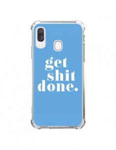 Coque Samsung Galaxy A40 Get Shit Done Bleu - Shop Gasoline